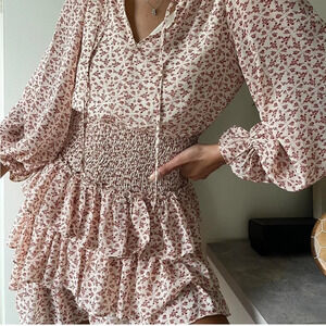 She + Sky Floral mini dress Size: M